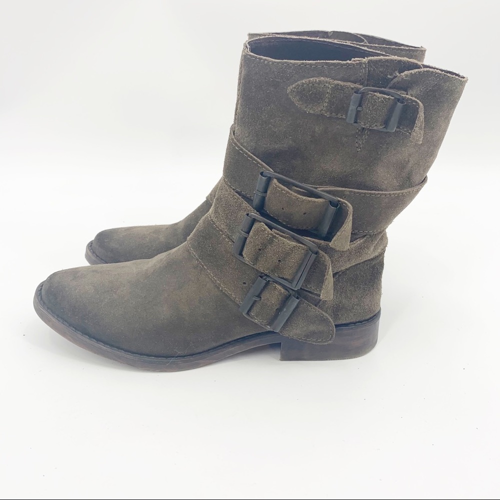 Zigi Soho Crumpet Suede Harness Boots